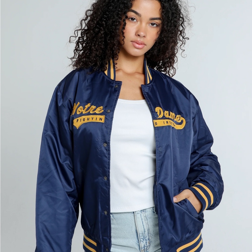 Blue Notre Dame Women's Jacket